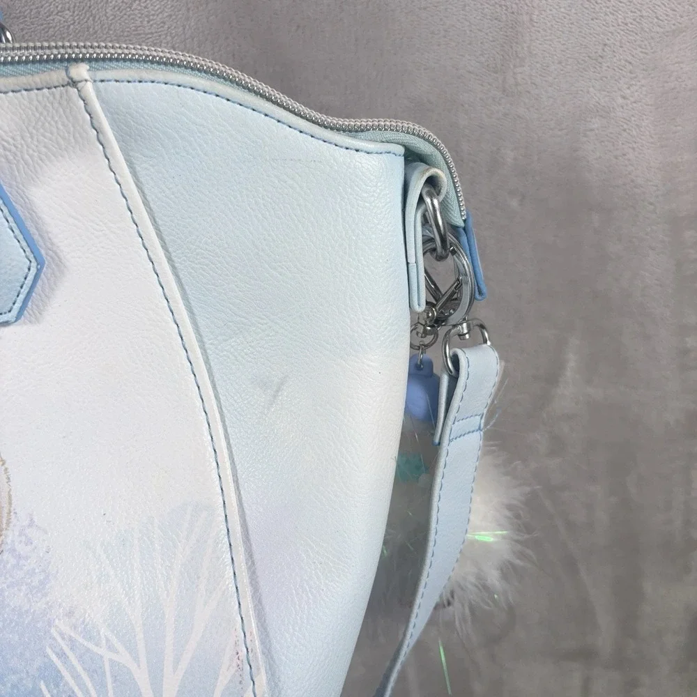 Loungefly Disney Frozen 2 Elsa Satchel Bag Crossbody Blue Winter Snow Queen